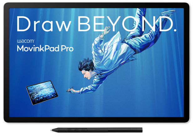 プロクリエイター向けに設計された14型有機EL（OLED）搭載の高性能ポータブル描画デバイス Wacom MovinkPad Pro 14（DTHA140L0Z） 